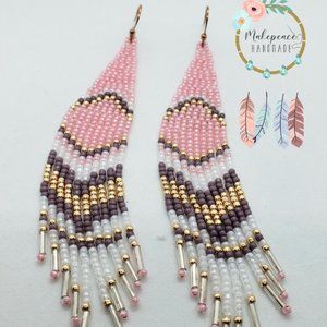 Earrings with circular ear stud